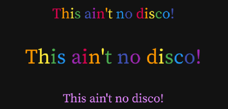 Featured image of post Animating Rainbow Text