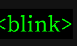 Featured image of post <blink> like it's 1999